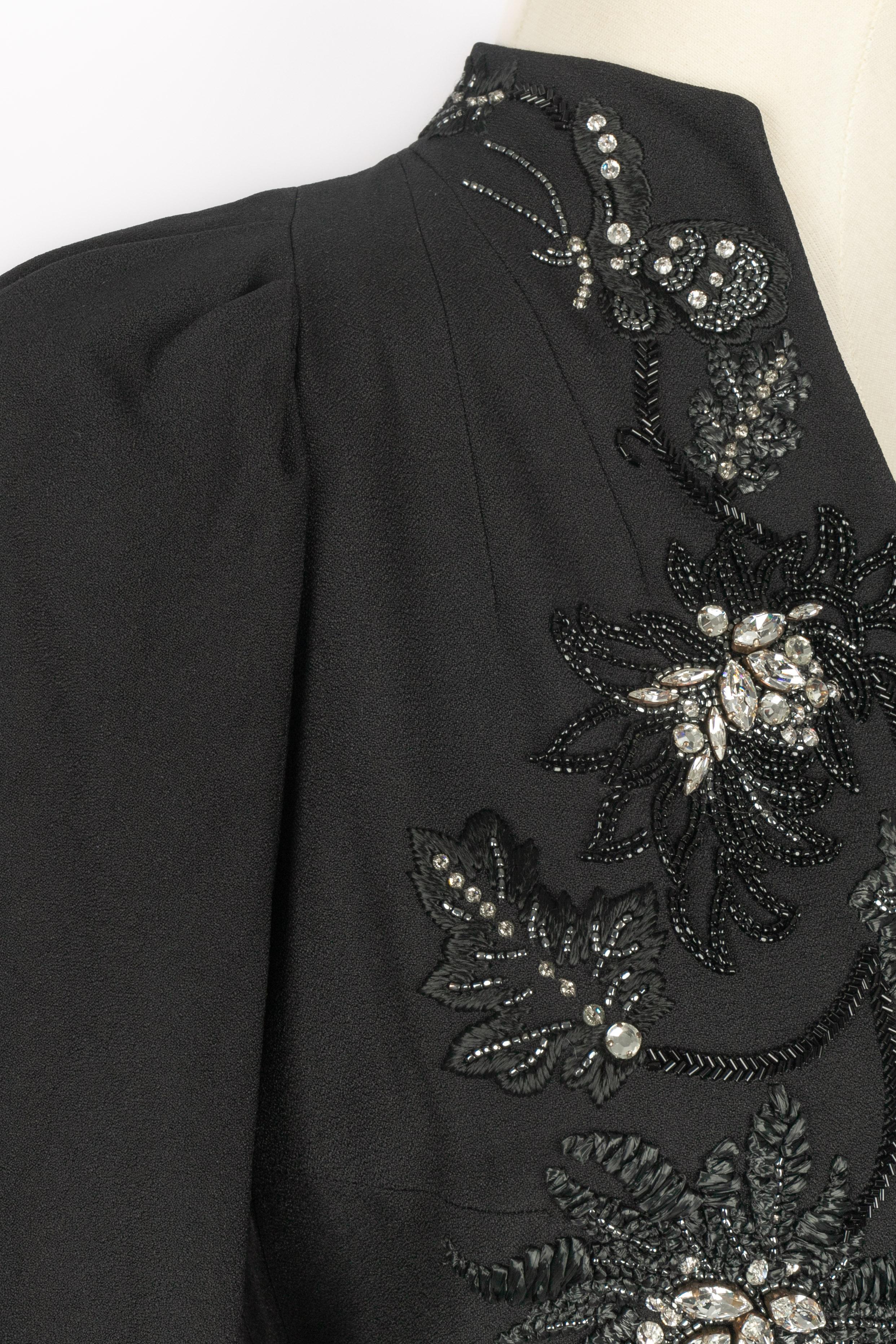 Nero Giacca Christian Dior Inverno 2007 in vendita