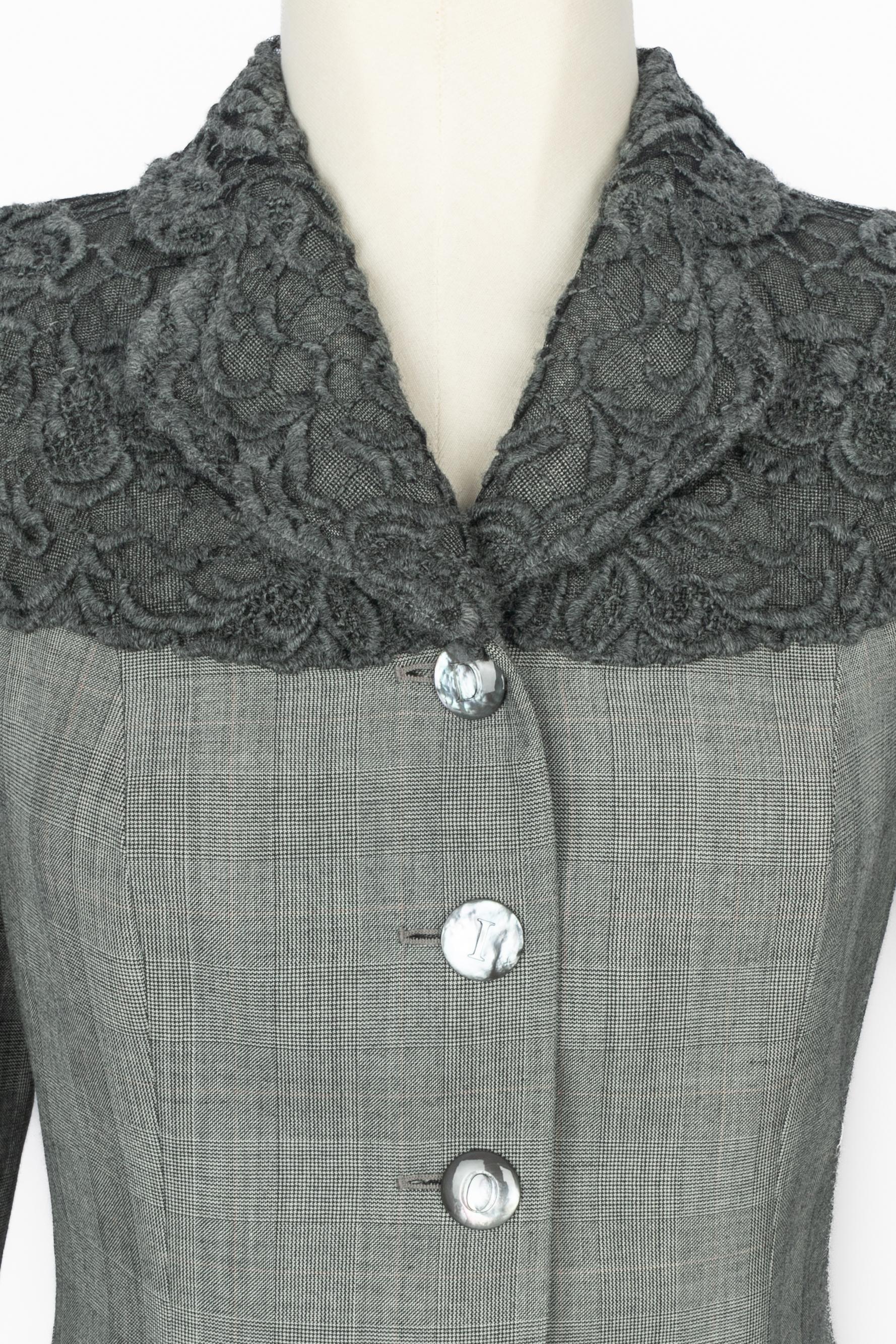 Christian Dior Jacke Winter 2007 (Grau) im Angebot