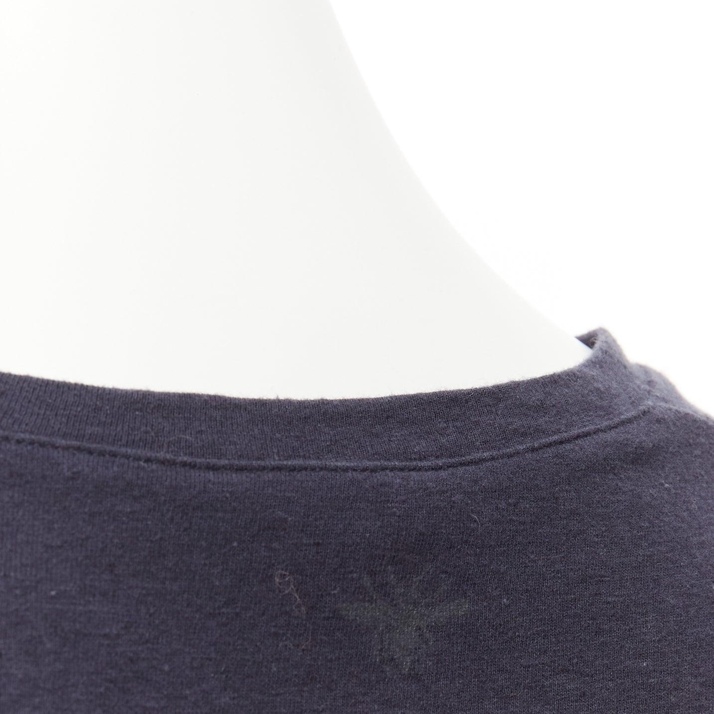 CHRISTIAN DIOR Jadior 8 washed black cotton linen screen print tshirt XS
Reference: YIKK/A00067
Brand: Dior
Designer: Maria Grazia Chiuri
Model: Jadior 8
Material: Cotton, Linen
Color: Black, Grey
Pattern: Solid
Closure: Pullover
Extra Details: