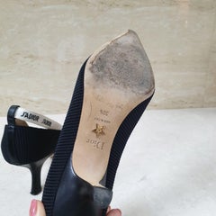 Christian Dior J’ADIOR Black Textile Pumps sz.38.5