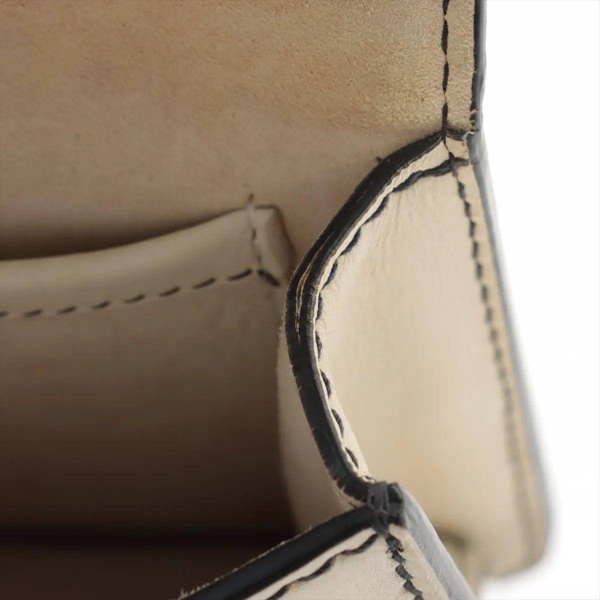 Christian Dior J'Adior Bestickte Leder-Ketten-Umhängetasche Weiß im Angebot 9