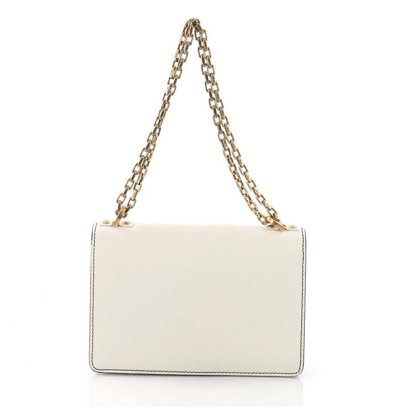 Beige Christian Dior J'adior Flap Bag Calfskin Medium,