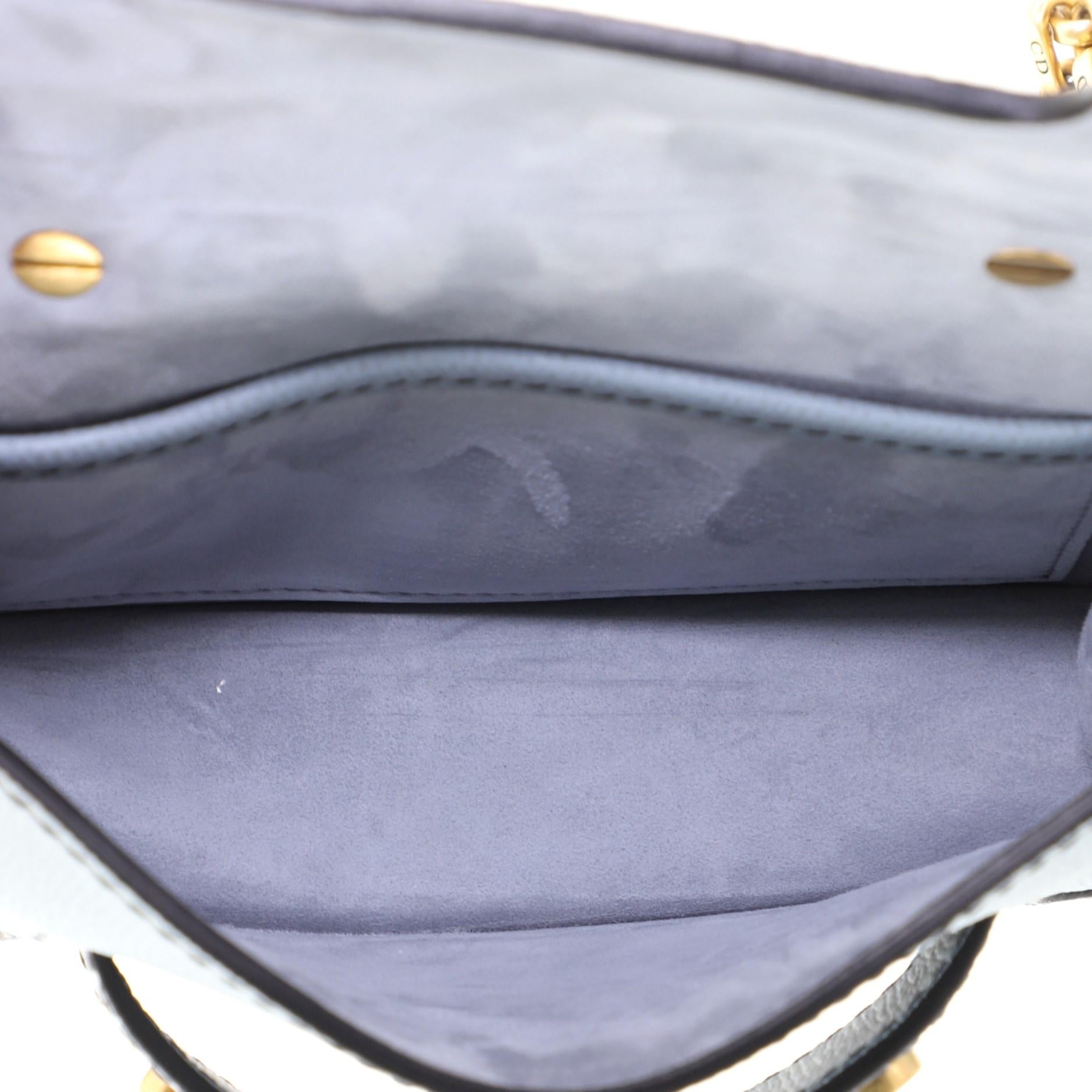 Christian Dior J'adior Flap Bag Leather Mini In Excellent Condition In NY, NY
