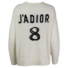 Christian Dior J'adior Intarsia Cashmere Sweater FR 42 UK 14