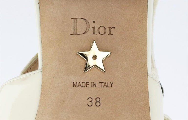 Christian Dior J'adior Patent Leather Slingback Ballerina Flats EU 38 UK 5  US 8 at 1stDibs