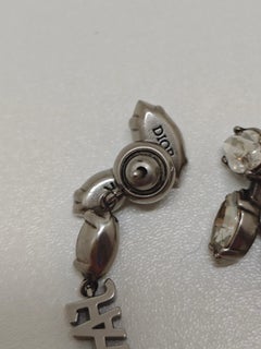 Orecchini Christian Dior Jadior con strass a goccia