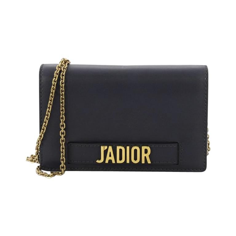 Christian Dior J'Adior Wallet on Chain Leather at 1stDibs | j'adior wallet  on chain price, jadior wallet on chain, jadior woc