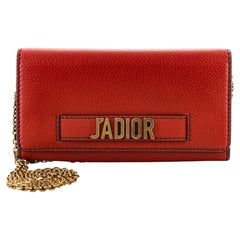 Christian Dior J'Adior Wallet on Chain Leather