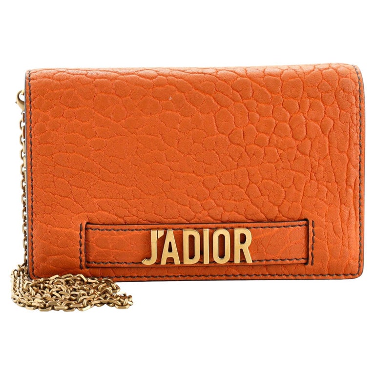 Christian Dior J'Adior Wallet on Chain Leather For Sale at 1stDibs