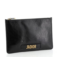 Christian Dior J'Adior Zip Clutch Leather
