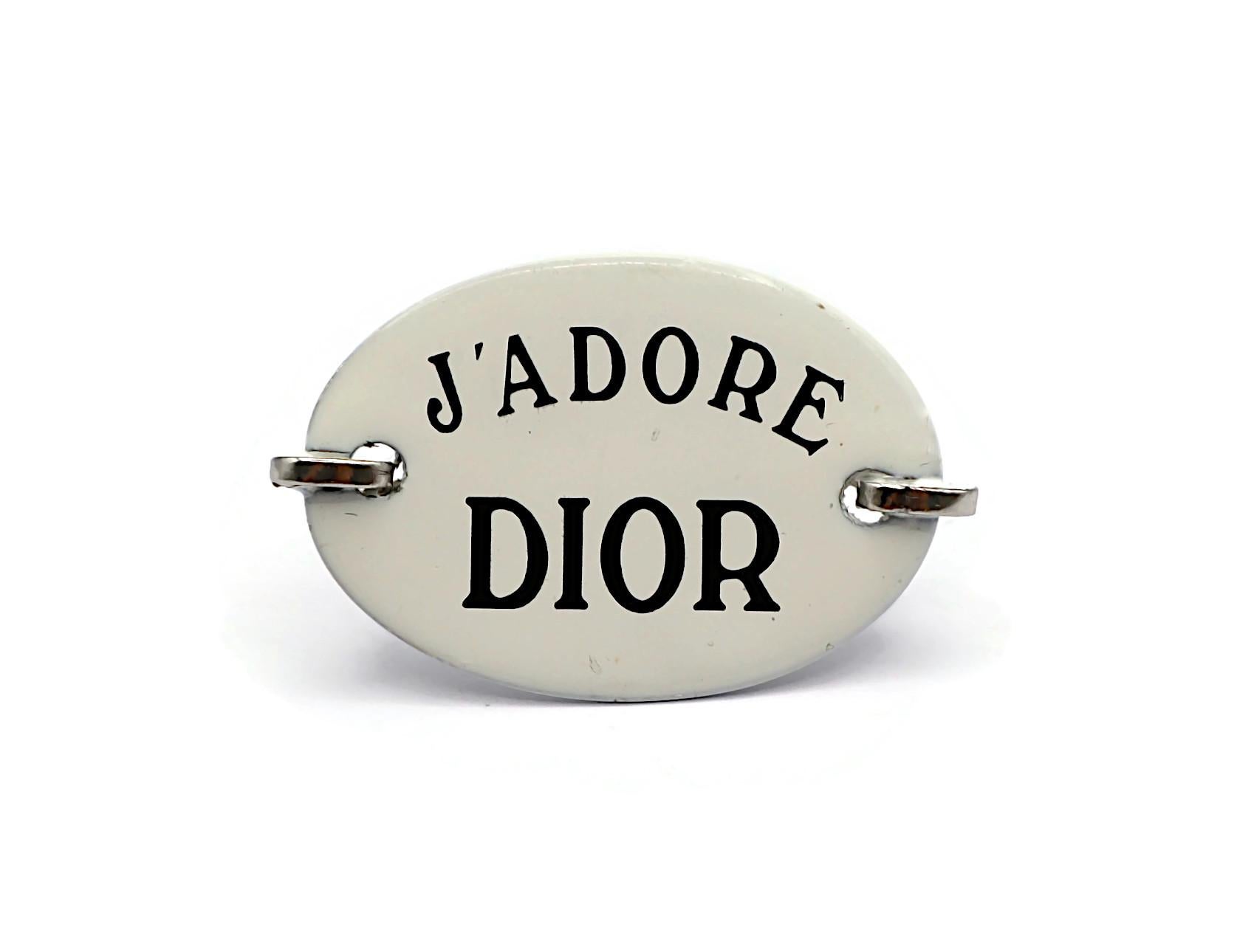 CHRISTIAN DIOR J'Adore Dior Enamel Ring In Good Condition For Sale In Nice, FR