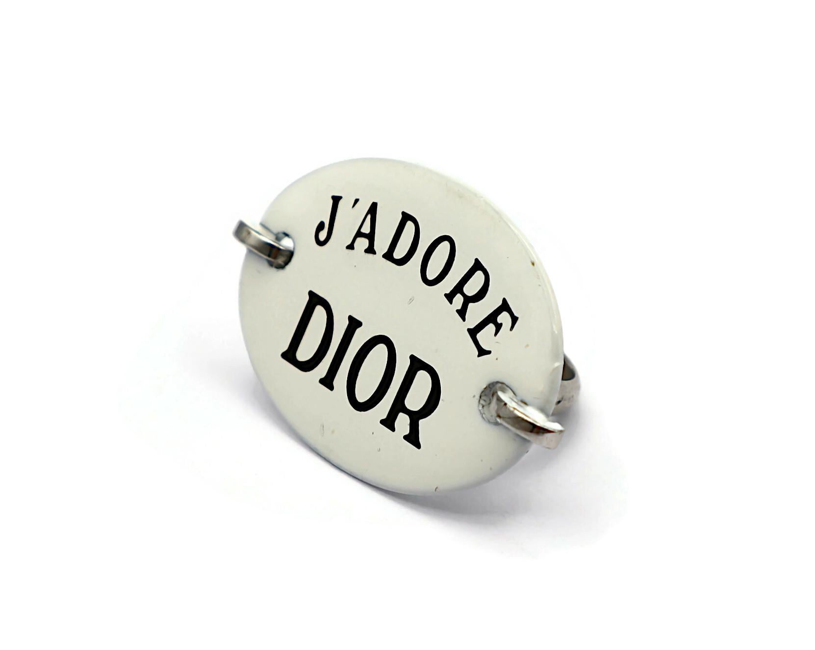 CHRISTIAN DIOR J'Adore Dior Enamel Ring For Sale 1