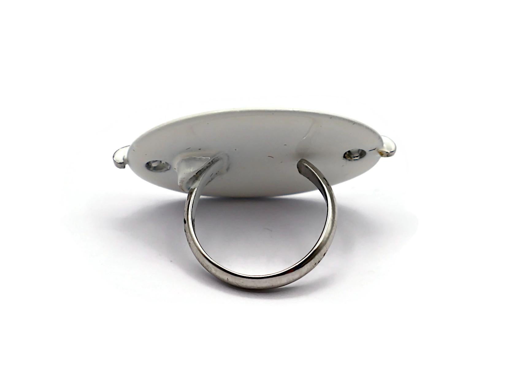 CHRISTIAN DIOR J'Adore Dior Enamel Ring For Sale 2