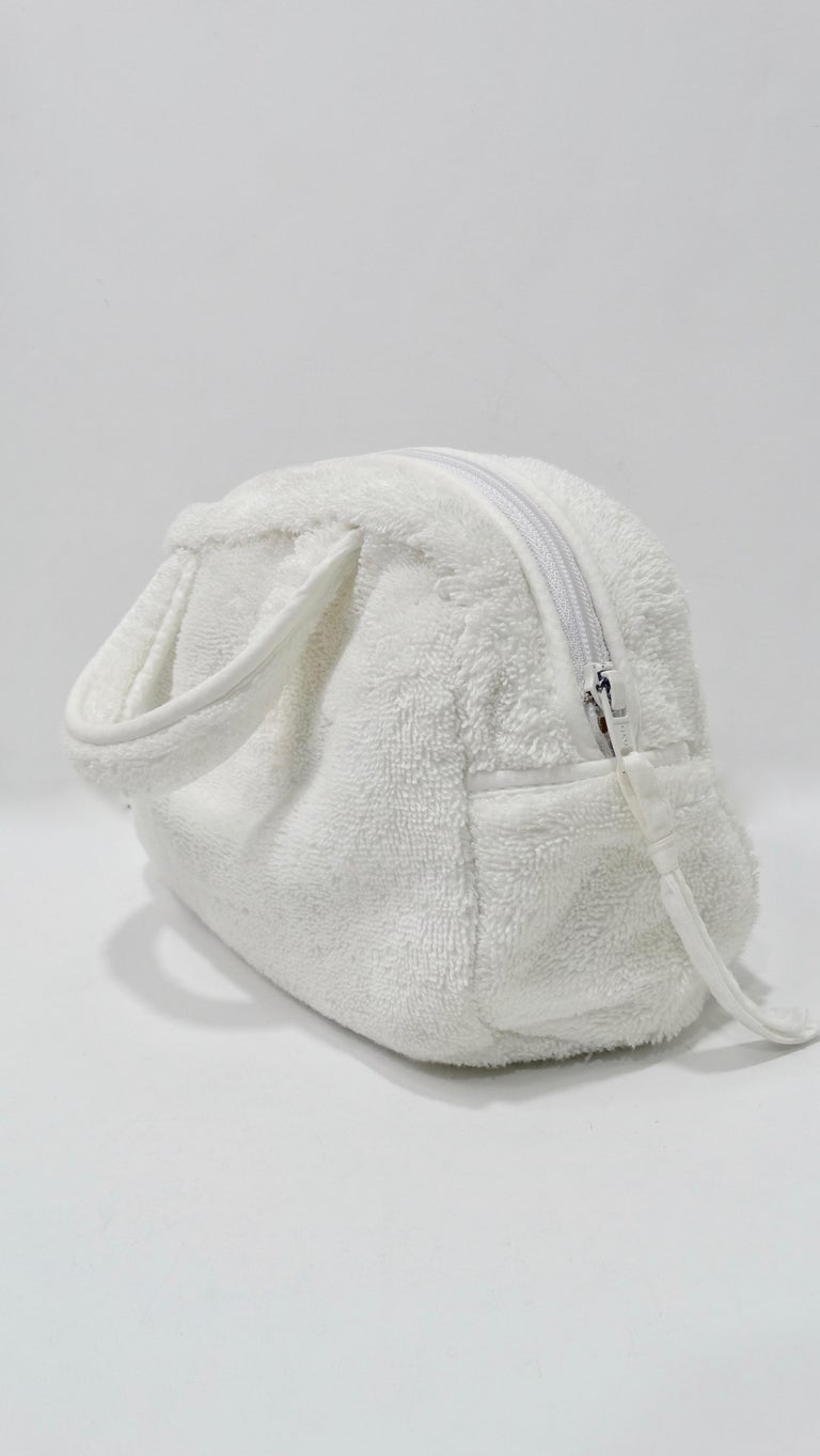 Dior SS2004 by John Galliano Diorissimo Towel Terry Cloth Bag - Ākaibu Store