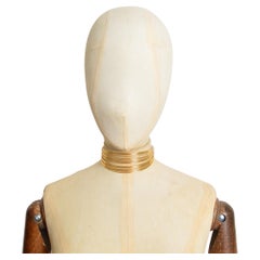 Christian Dior J'ADORE Tour de cou en métal doré - Collier C.C. 1990