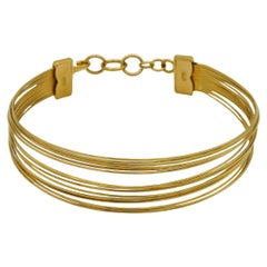 CHRISTIAN DIOR J'Adore Collier ras du cou en fil d'or, petit modèle