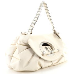 Christian Dior Jazz Club Shoulder Bag Leather Large