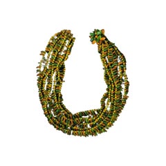 Christian Dior Jewelry Set Necklace and Earrings, 1967