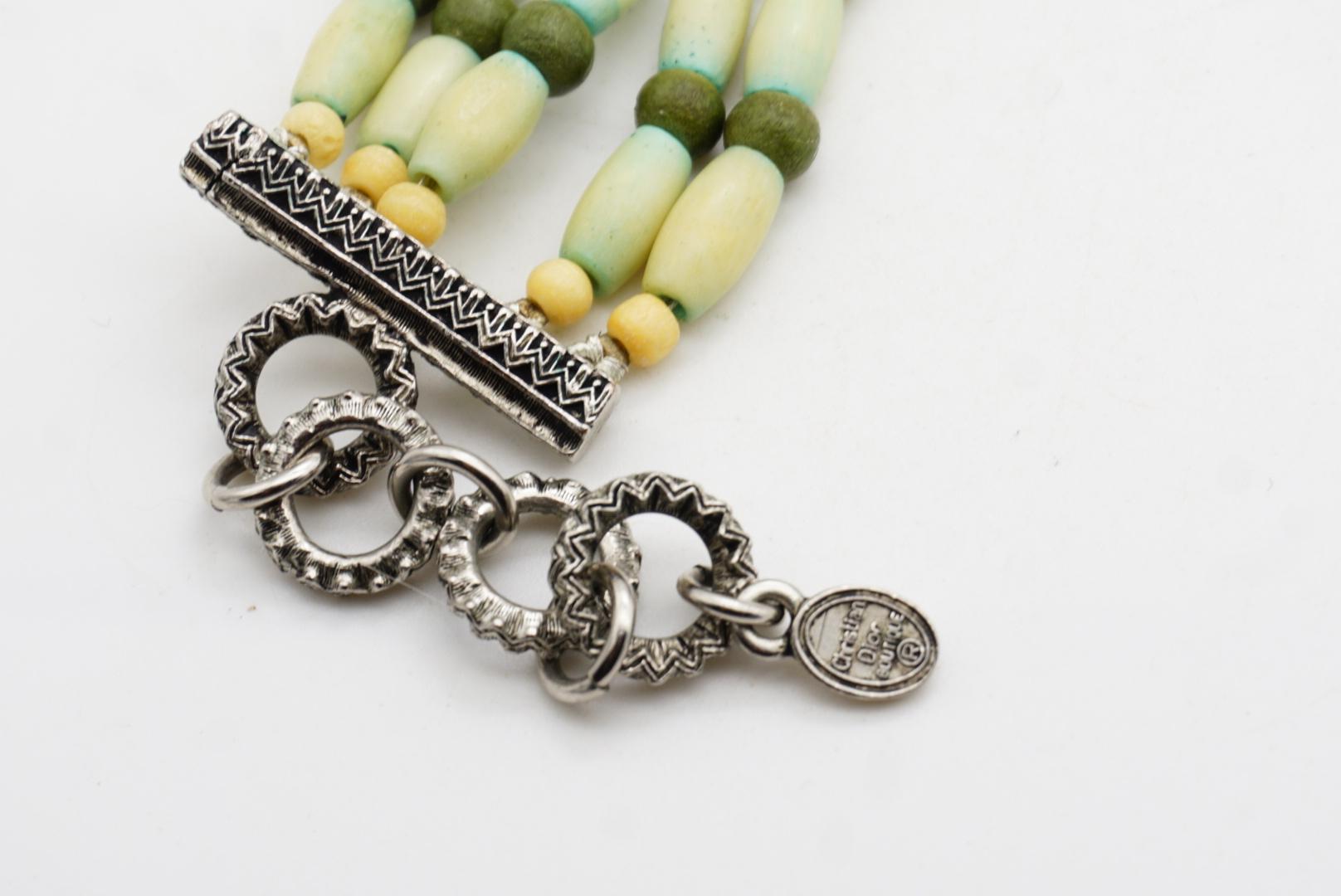 CHRISTIAN DIOR John Galliano for Christian Dior 1998 Collana con Piume Turchesi Red Greene & Greene 2 in vendita 6