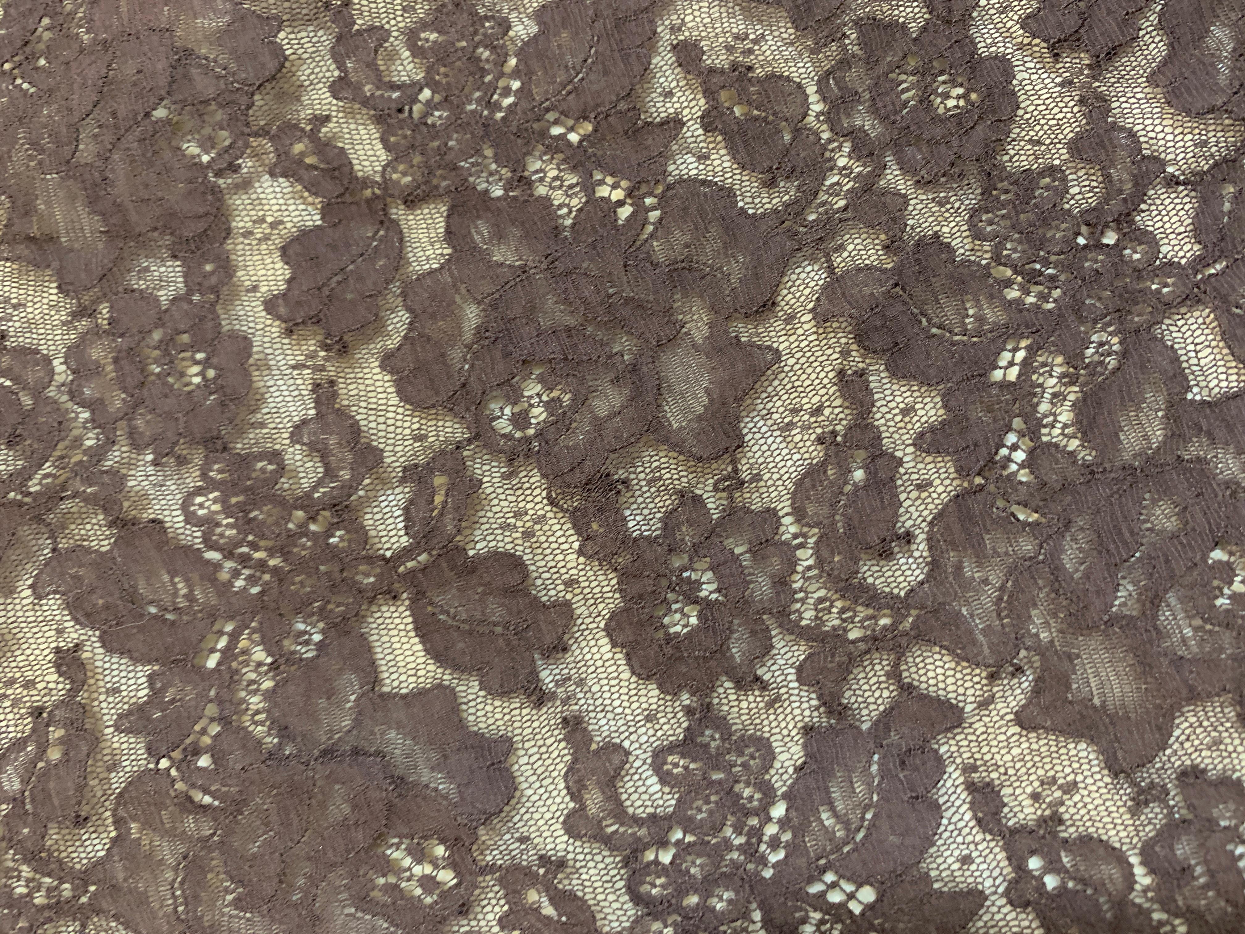 Christian Dior & John Galliano 2001 f/w Velvet Goat and Lace Dress For Sale 11