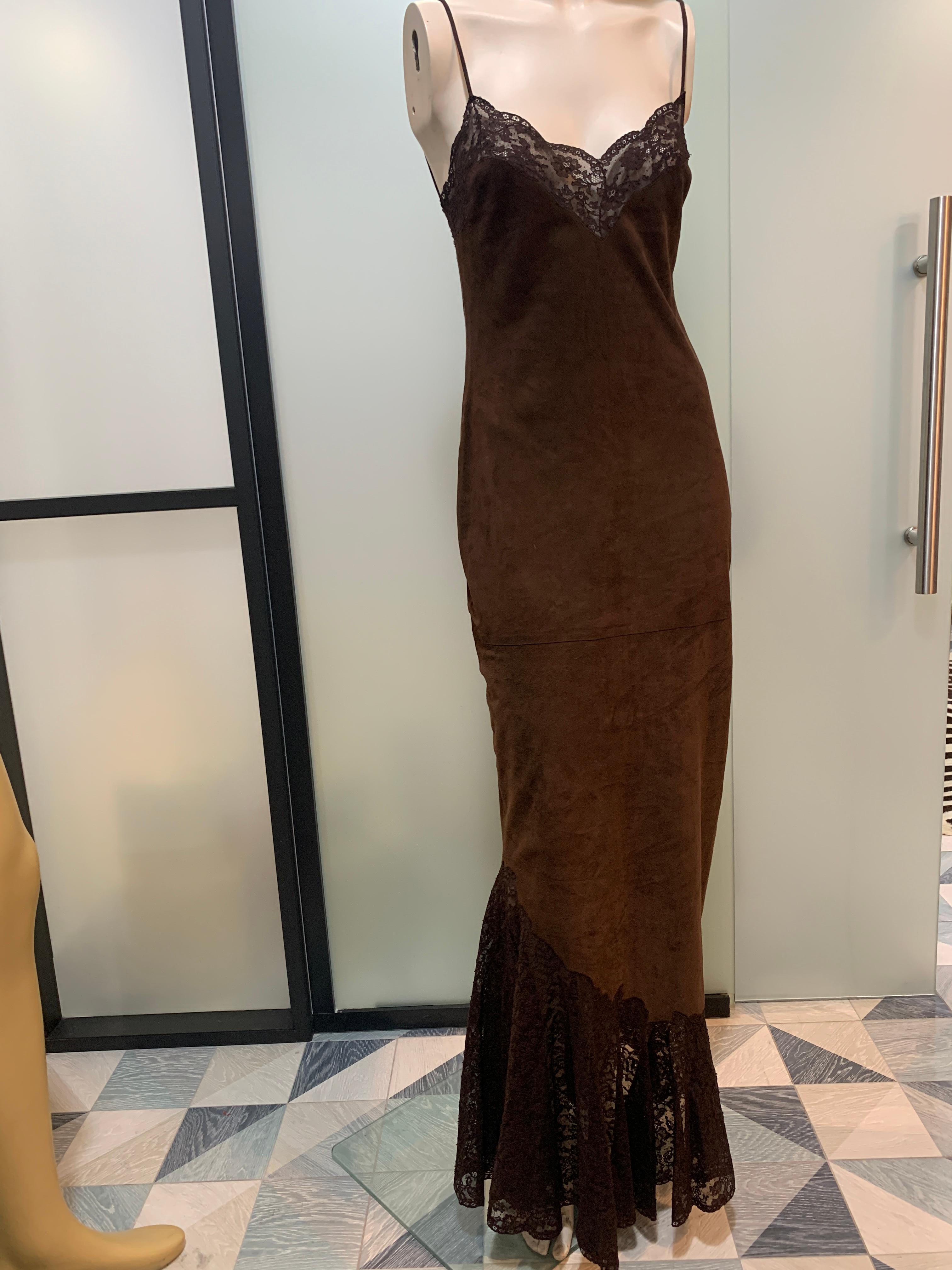 Christian Dior & John Galliano 2001 f/w Velvet Goat and Lace Dress
John Galliano for Christian Dior
Collection: Christian Dior 2001 fall / winter 2001
Christian Dior style: 1A14066330
Country of manufacture: France
Marked Size: 38 (FR) 6 (US)
Fabric