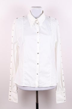 Christian Dior John Galliano, chemise blanche de 2004, taille 46, en excellent état