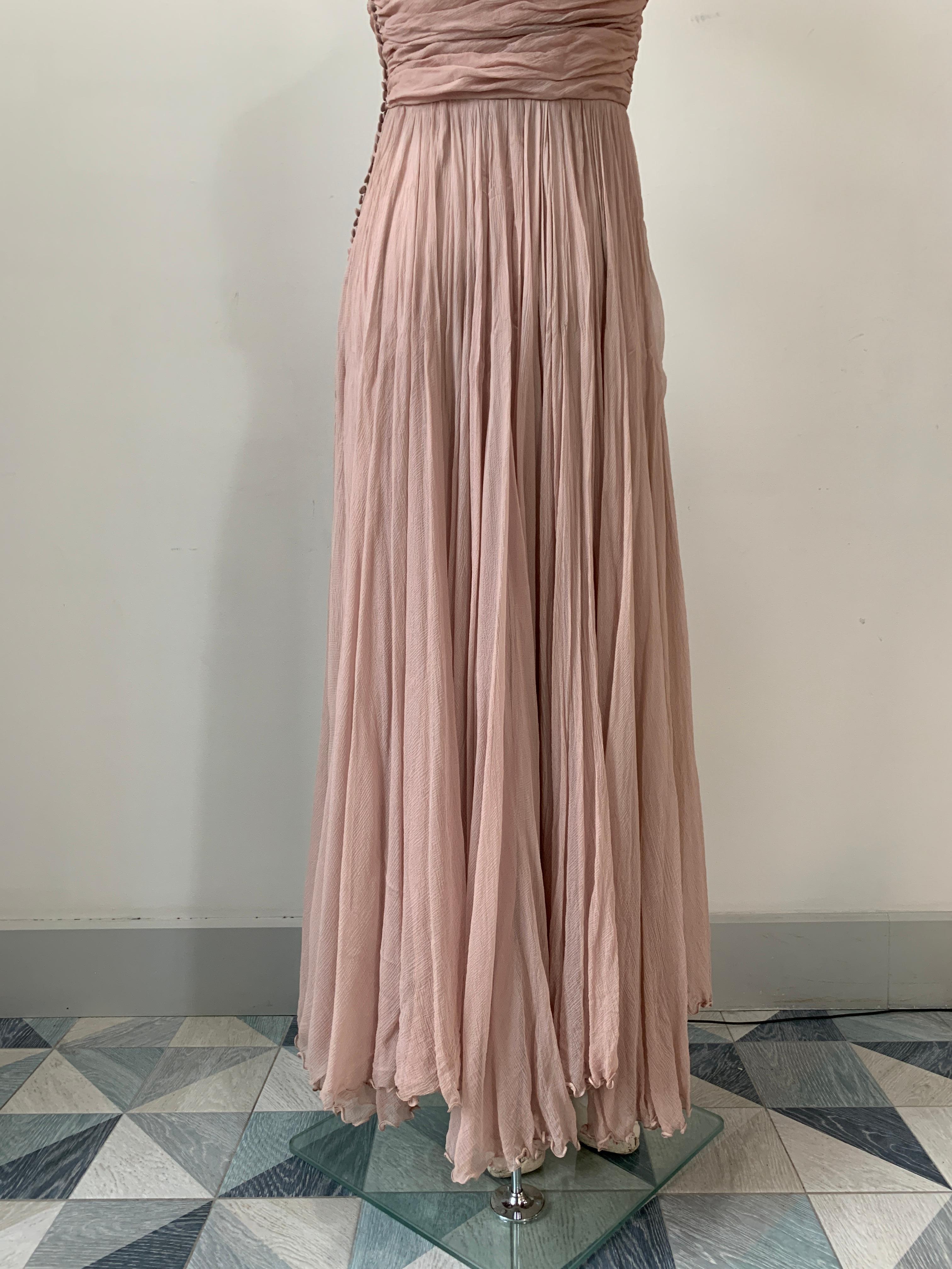Christian Dior & John Galliano 8C 2008 silk evening dress For Sale 6