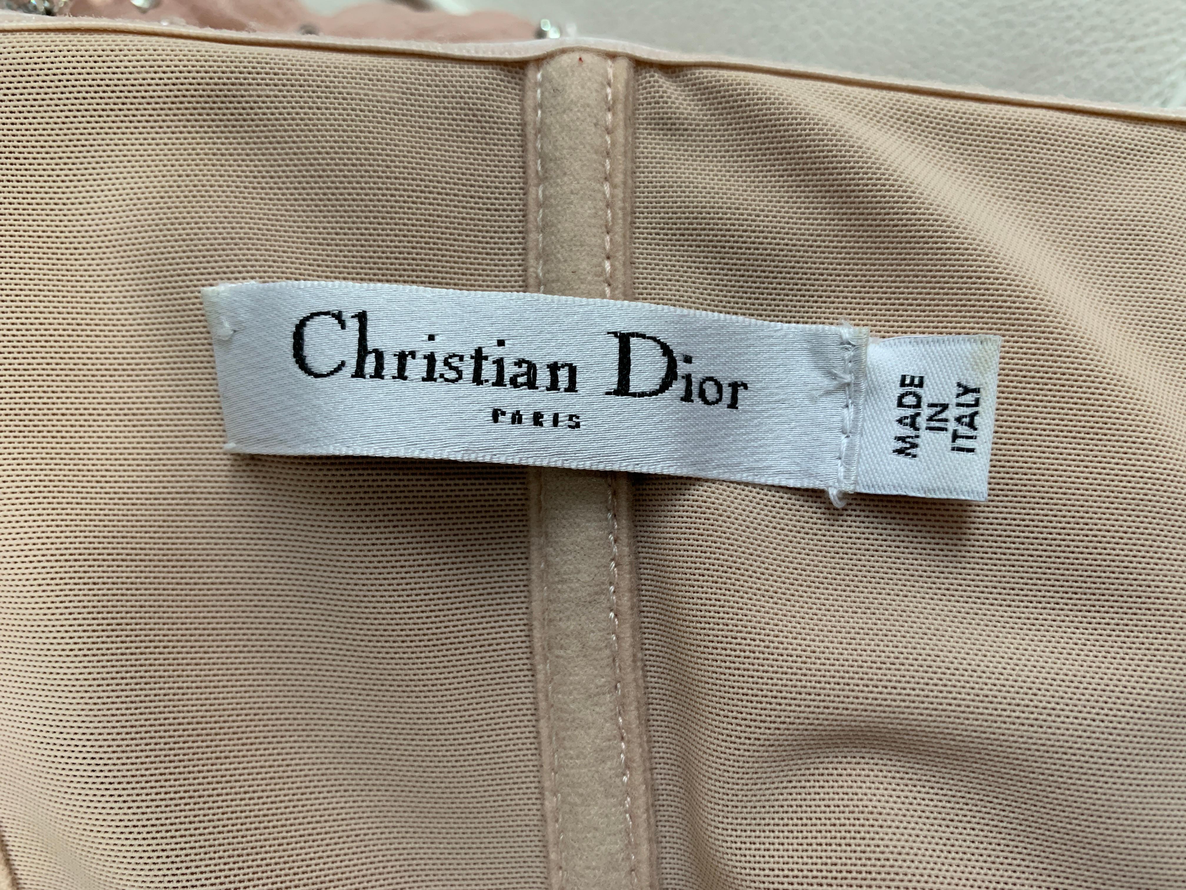 Christian Dior & John Galliano 8C 2008 silk evening dress For Sale 12