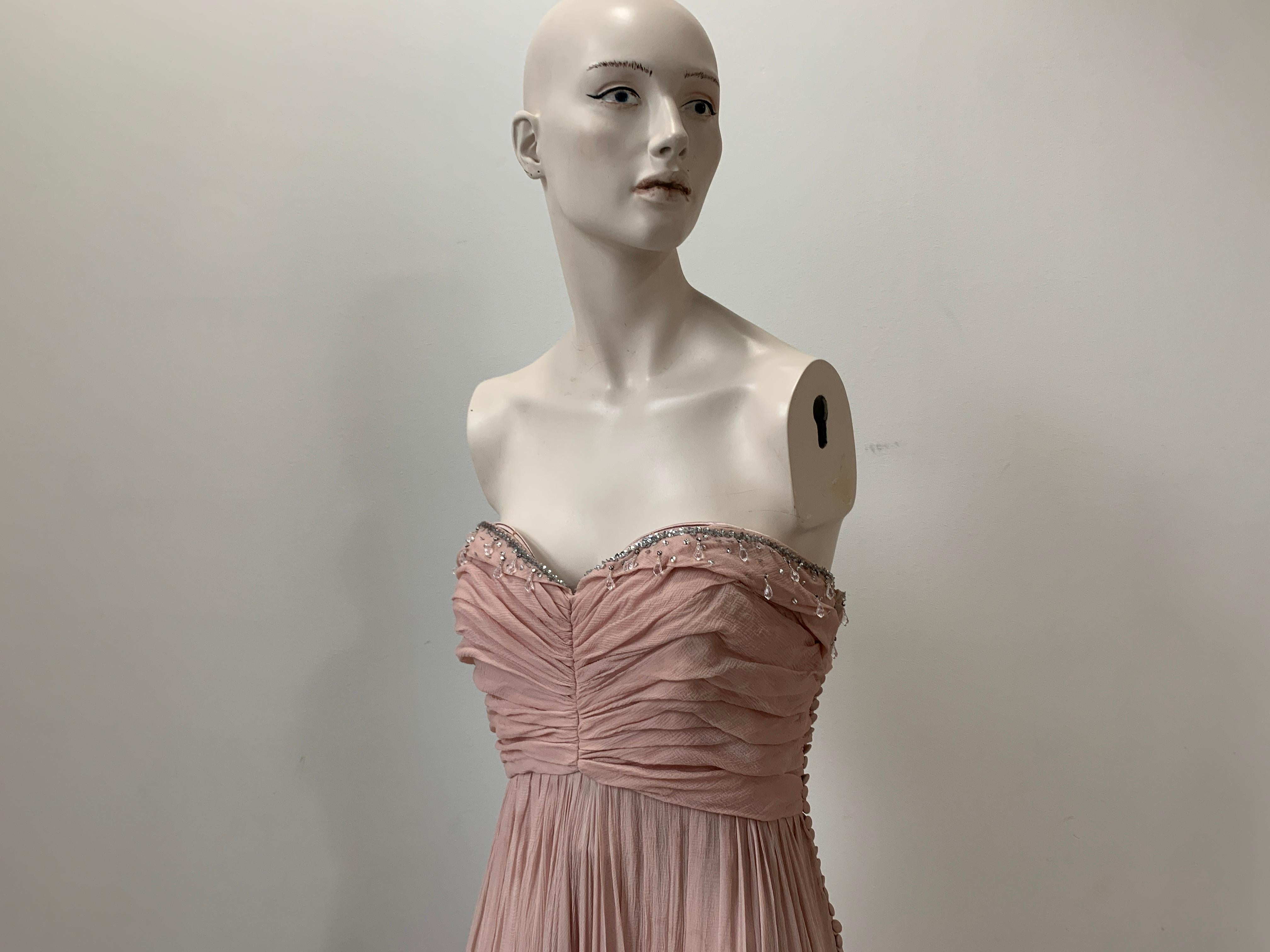 Christian Dior & John Galliano 8C 2008 silk evening dress For Sale 2