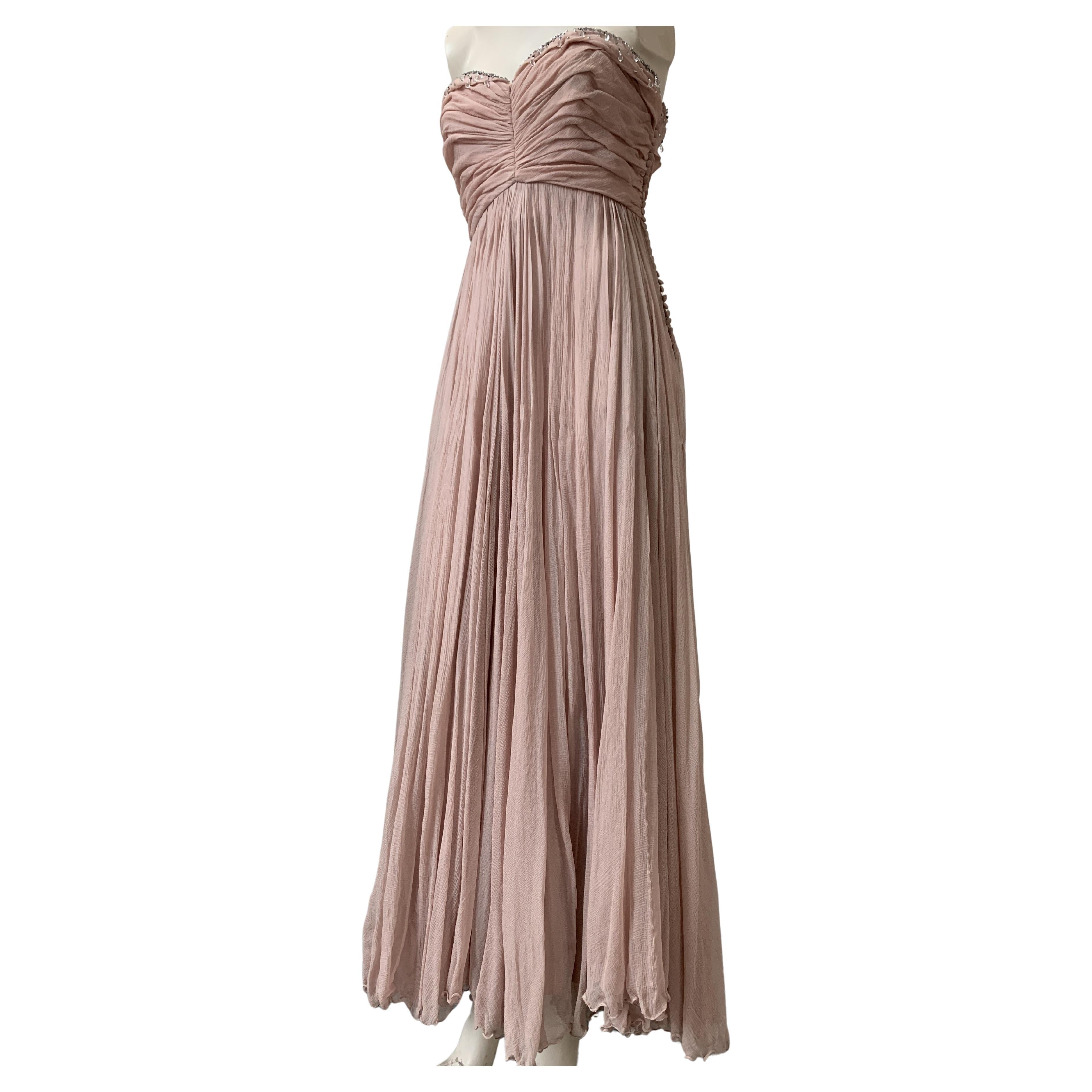 Christian Dior & John Galliano 8C 2008 silk evening dress For Sale