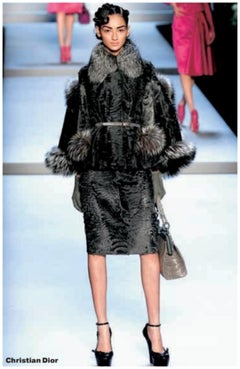 Christian Dior & John Galliano Astrakhan fur Skirt FW 2007