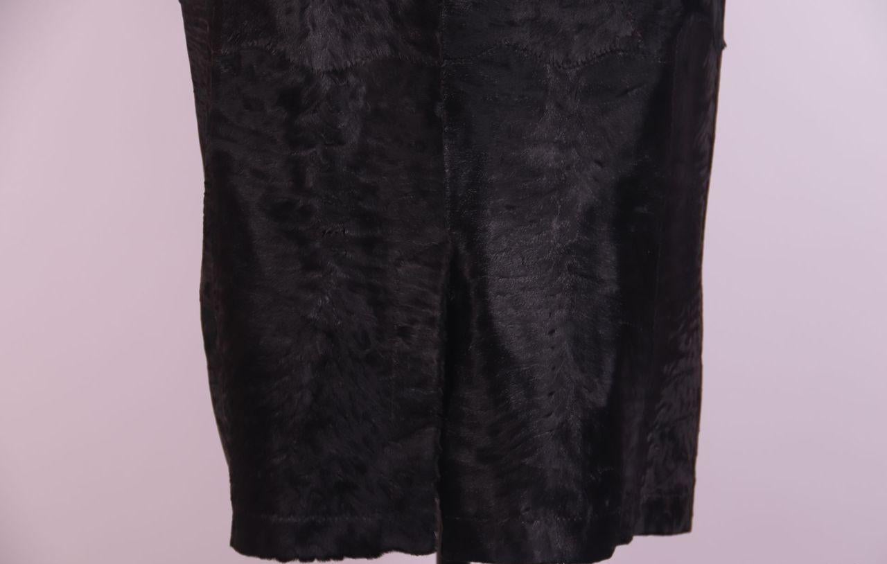 Christian Dior & John Galliano Astrakhan fur Skirt FW 2007 In Good Condition For Sale In Алматинский Почтамт, KZ