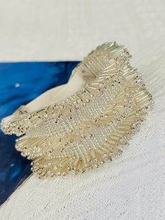 Christian Dior John Galliano Beads Radiant Sparkling Crystals Snowflake Bracelet