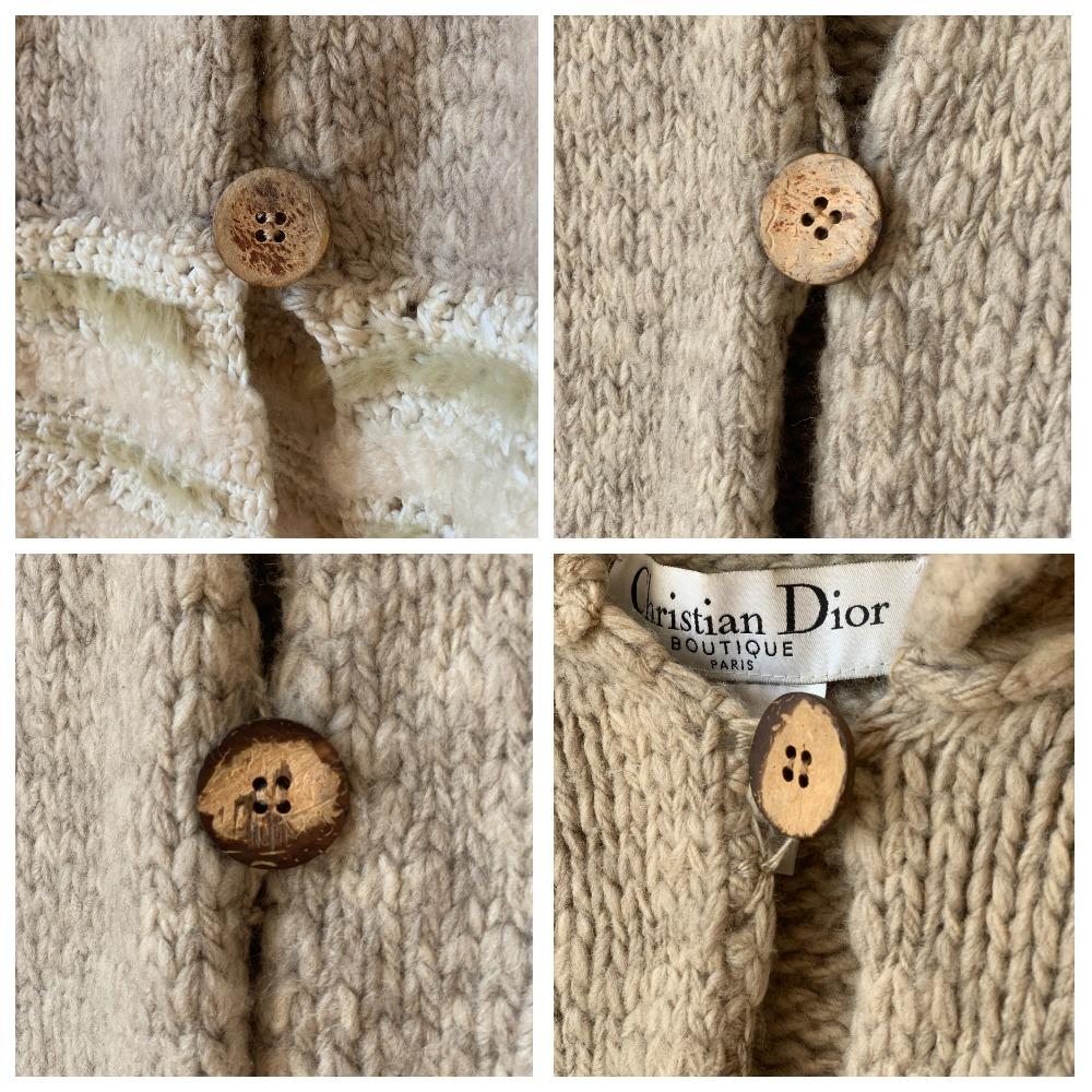 Christian Dior & John Galliano F/W 2002 Knitwear cardigan For Sale 7