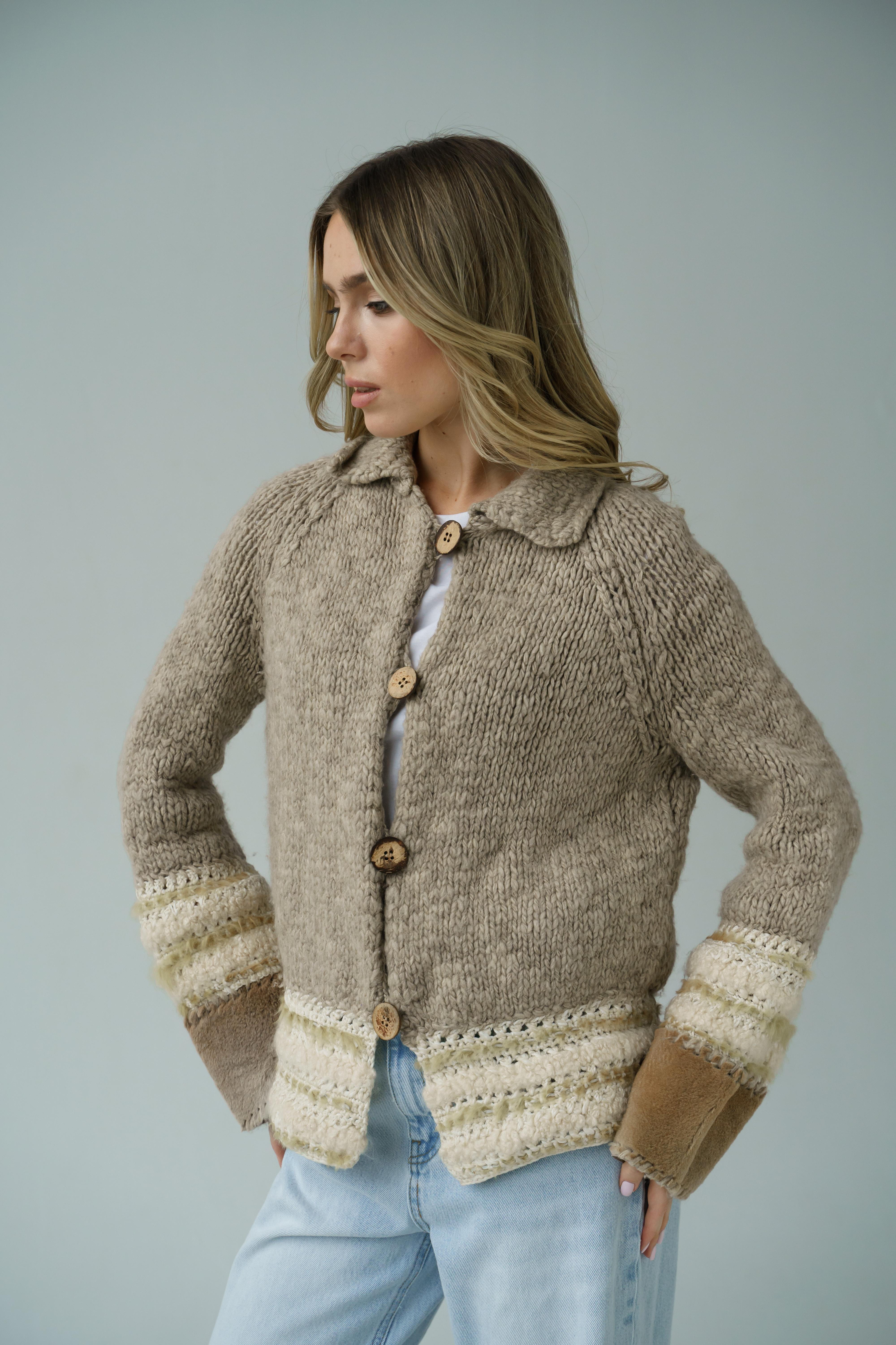 Christian Dior & John Galliano F/W 2002 Knitwear cardigan In Good Condition For Sale In Алматинский Почтамт, KZ
