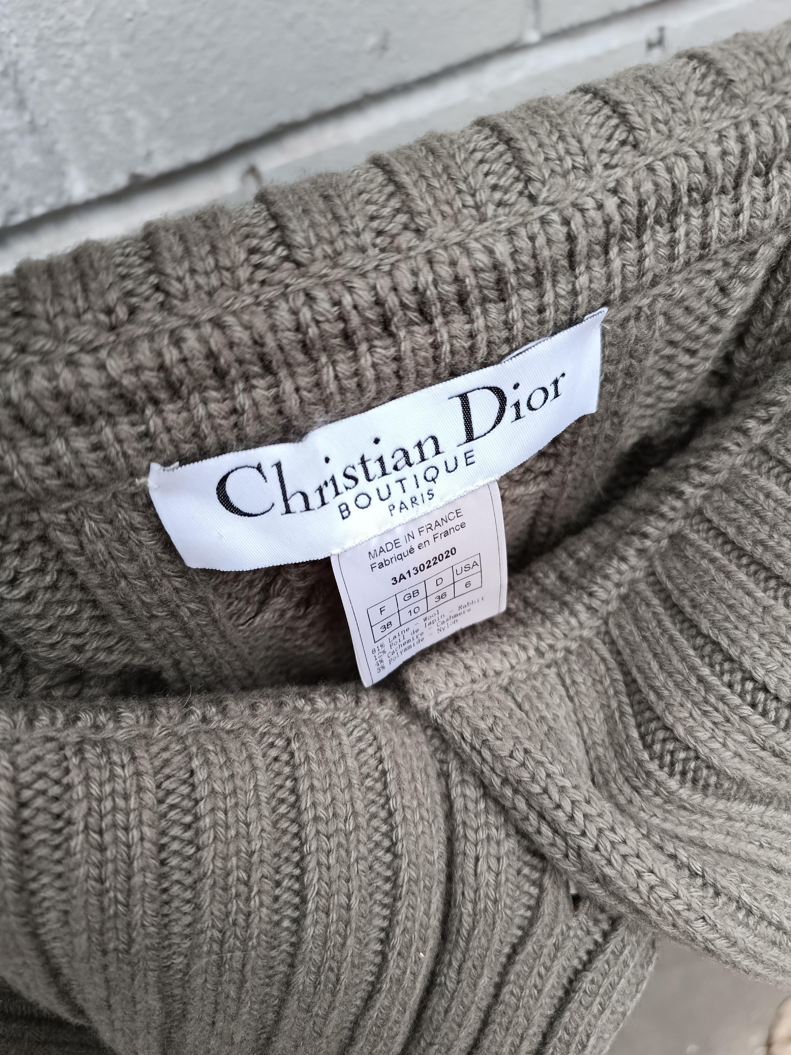 Christian Dior & John Galliano F/W 2003 Cardigan en maille en vente 6