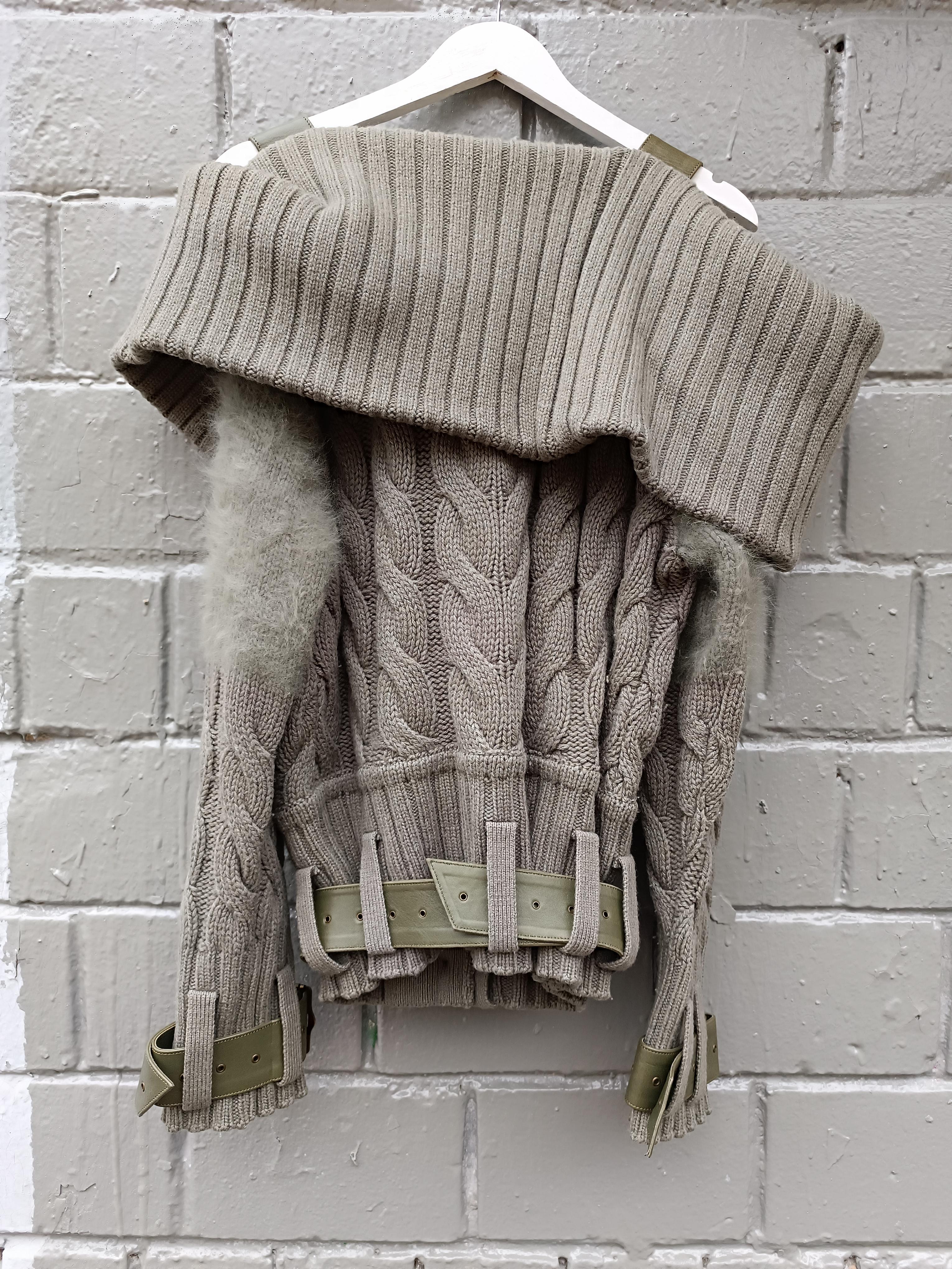Christian Dior & John Galliano F/W 2003 Cardigan en maille en vente 13