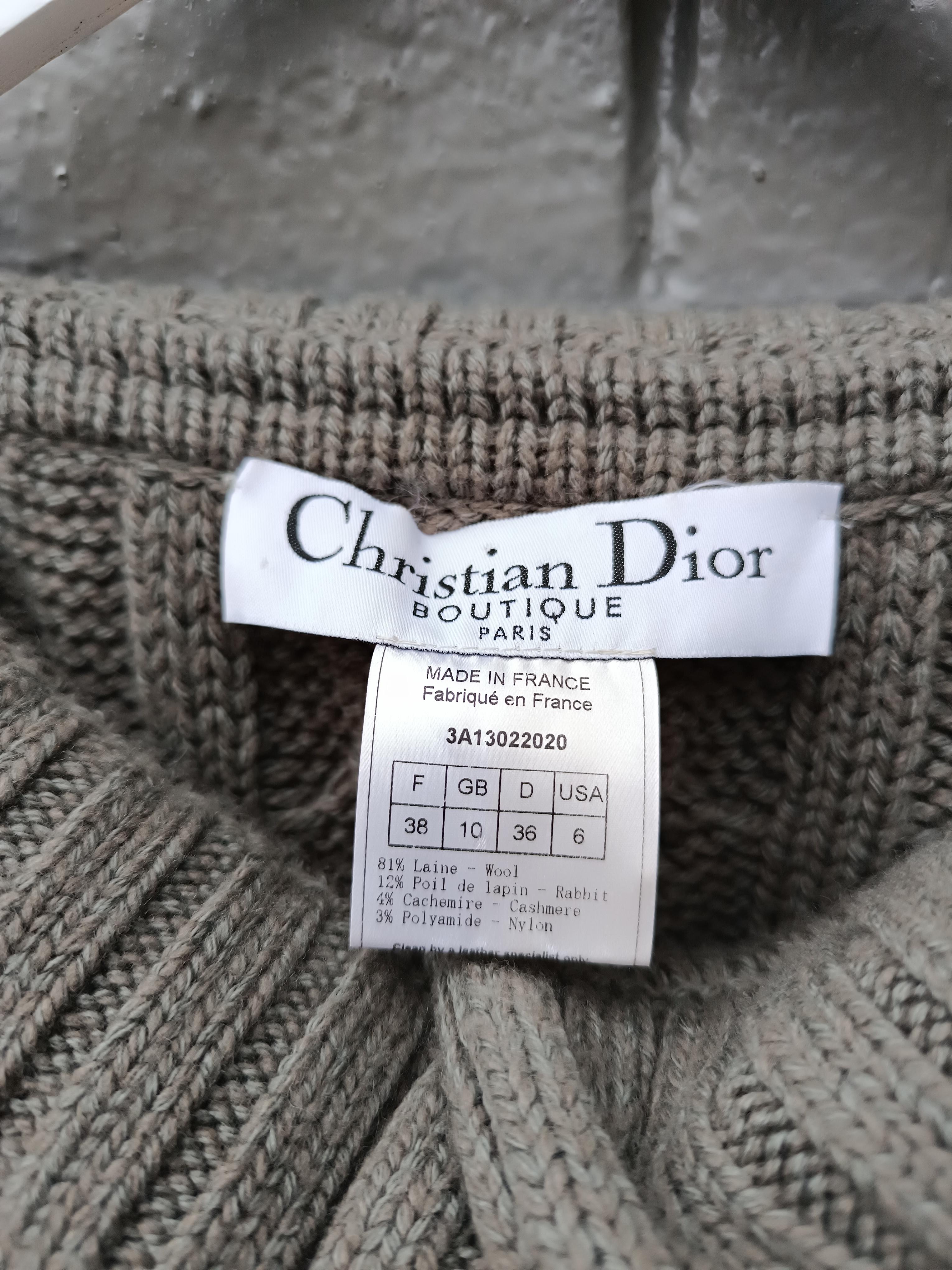 Christian Dior & John Galliano F/W 2003 Cardigan en maille en vente 4