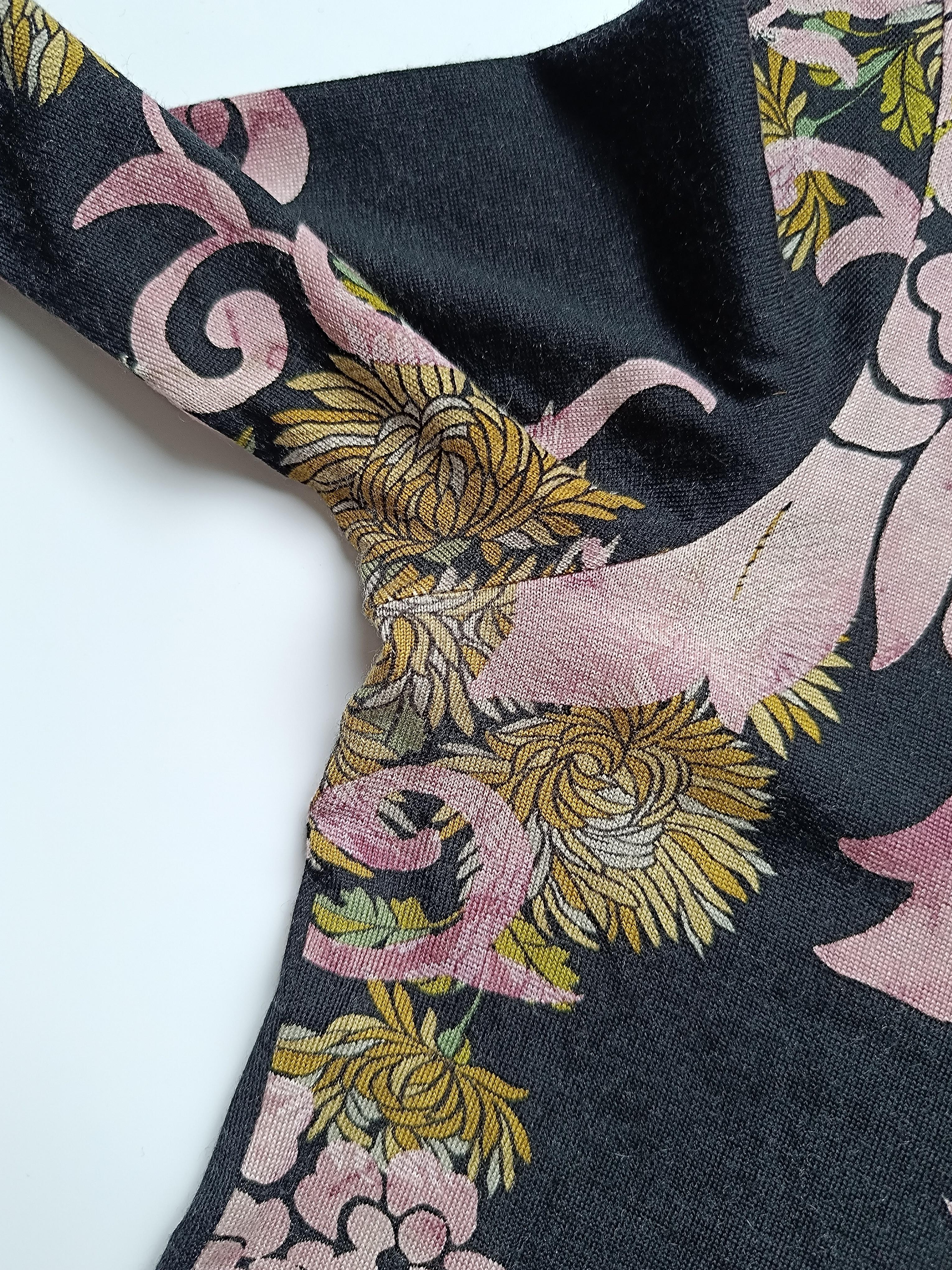 Christian Dior & John Galliano F/W 2003 pullover fleurs Y2K en vente 10