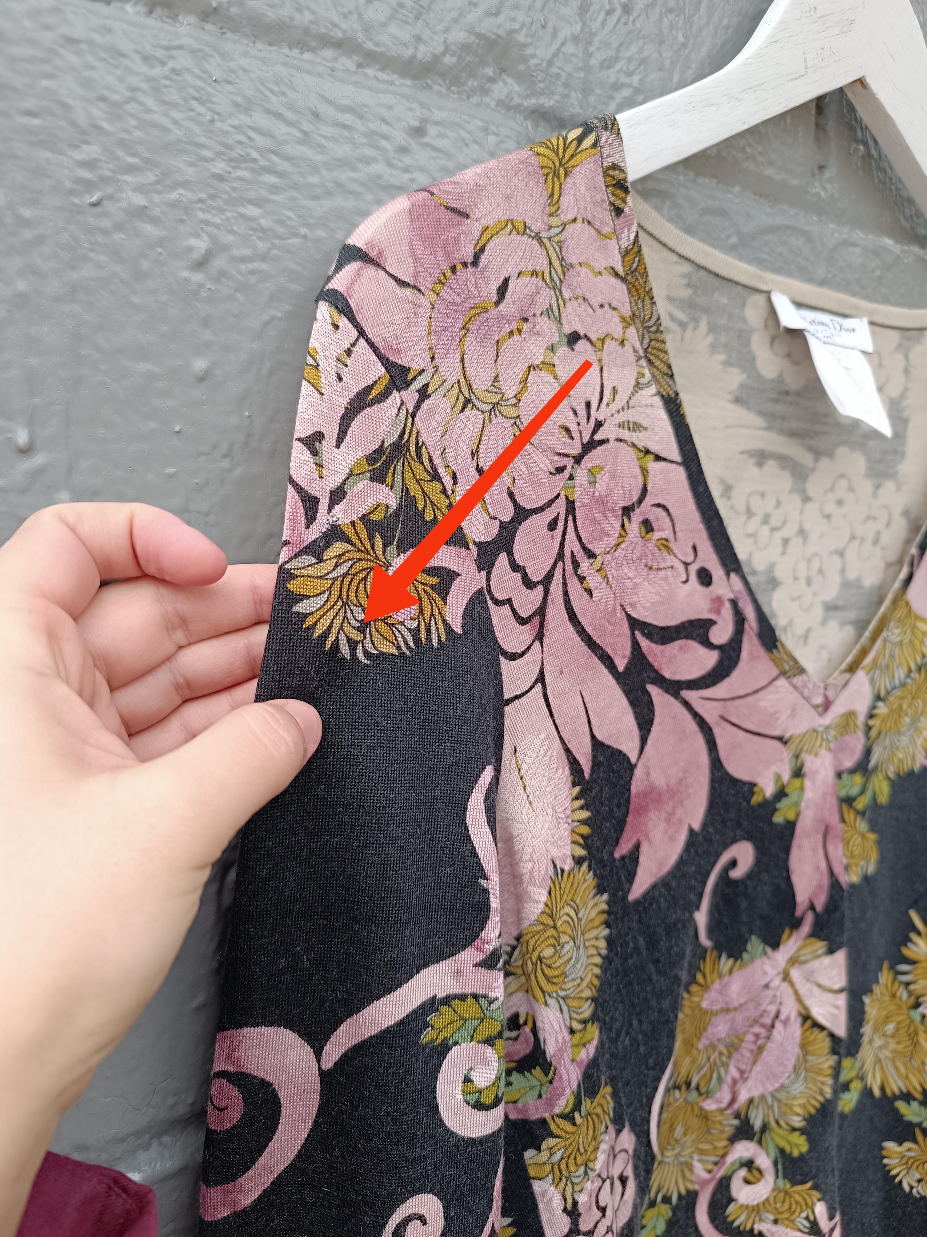 Christian Dior & John Galliano F/W 2003 pullover fleurs Y2K en vente 13