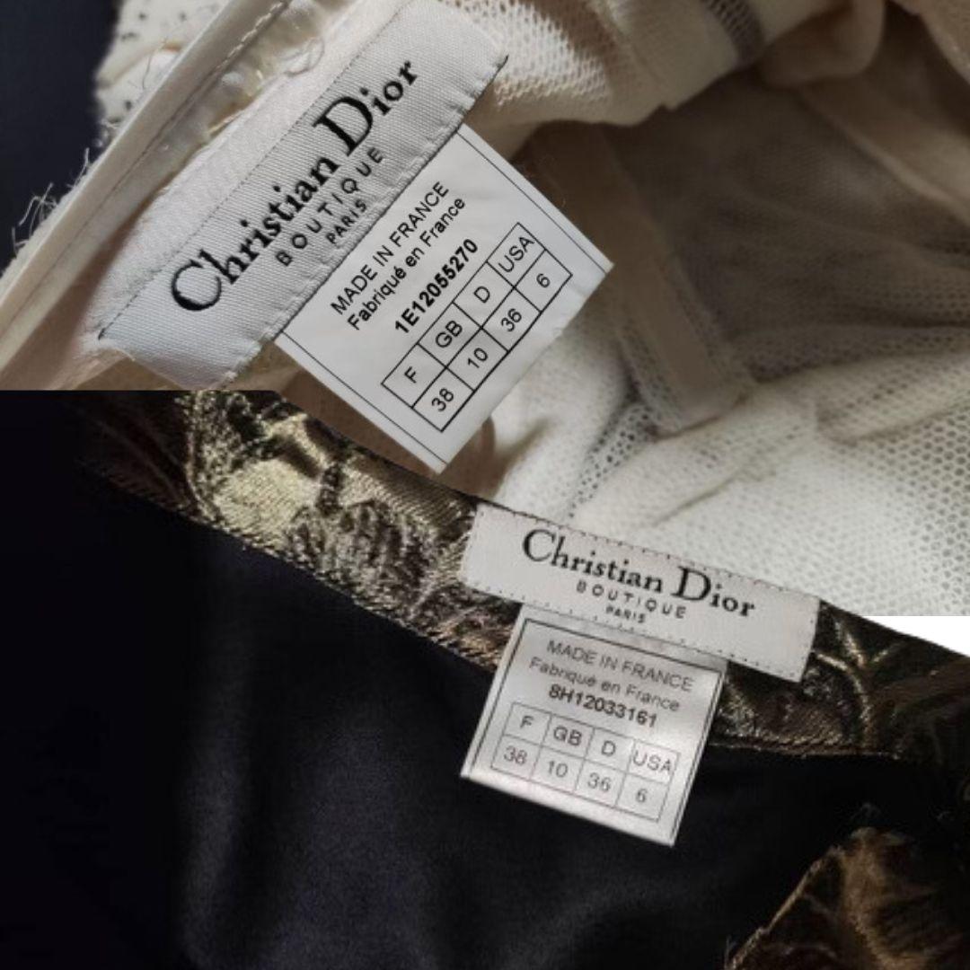 Christian Dior John Galliano Fall 1998 Skirt & Spring 2001 Top Size 38FR In Good Condition For Sale In Saint Petersburg, FL