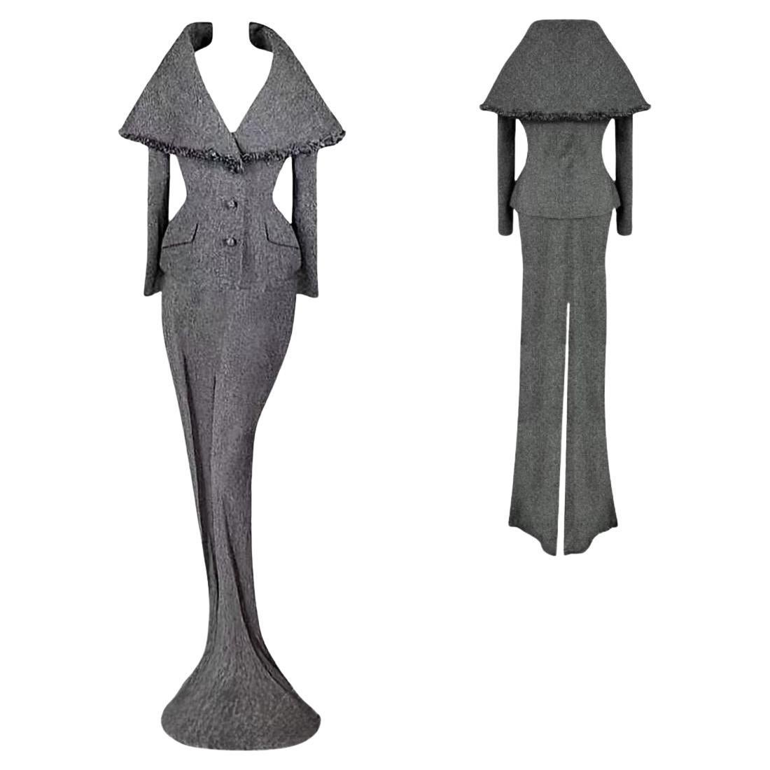 Christian Dior John Galliano - Runway Fall/Winter 1998 Gray Christian Dior John Galliano - Runway Fall/Winter 1998 Gray