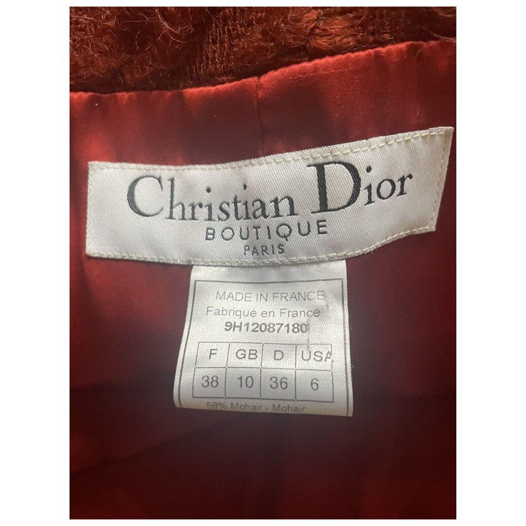 Christian Dior John Galliano - Laufsteg Herbst/Winter 1999 Mantel & Rock Größe 38FR im Zustand „Gut“ im Angebot in Saint Petersburg, FL