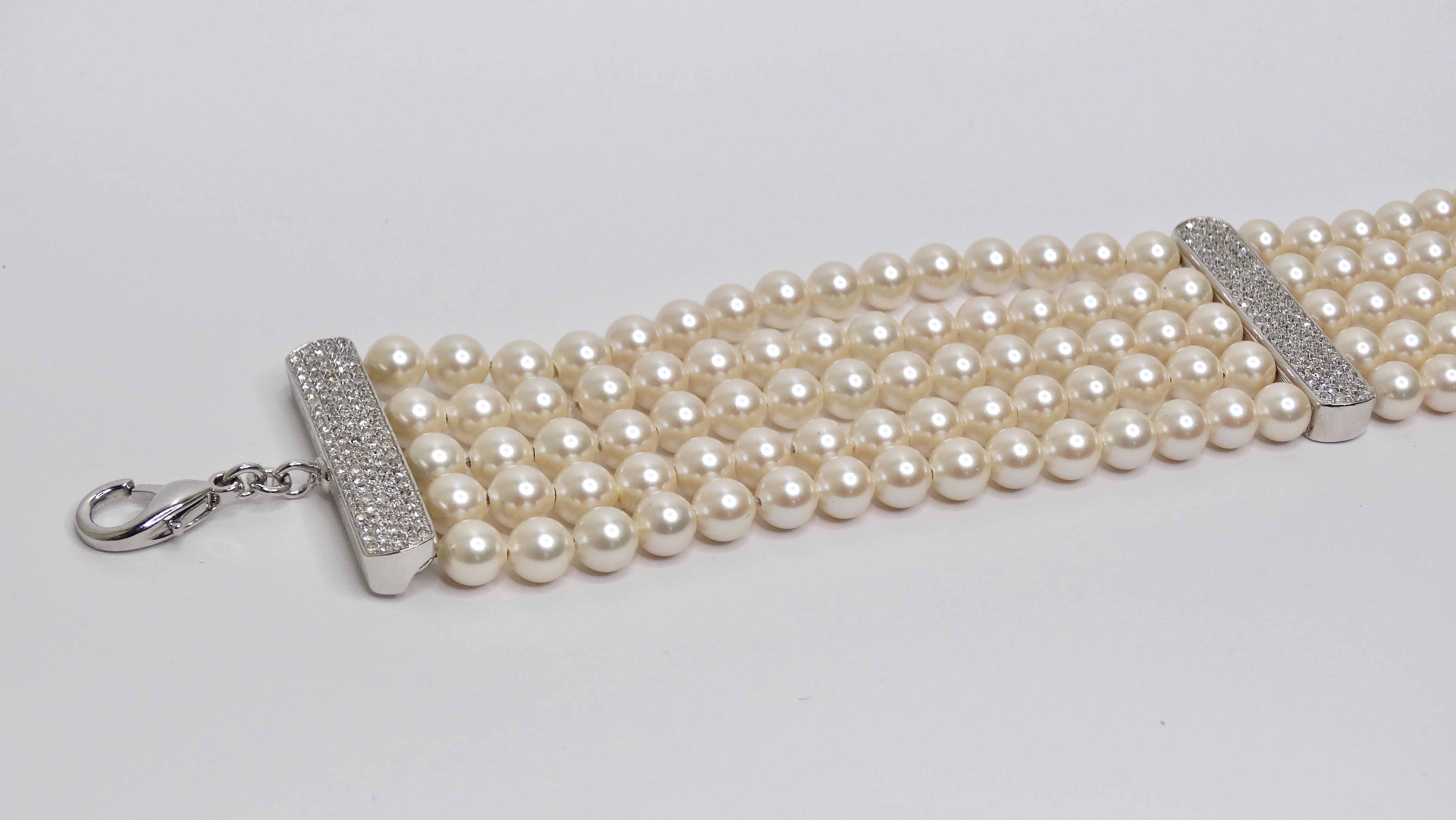Women's Christian Dior - John Galliano Pearl & Crystal Choker Necklace