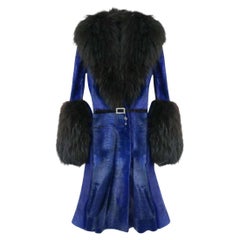 Vintage Christian Dior John Galliano - Runway Fall/Winter 2007 Fur Coat Size 38FR