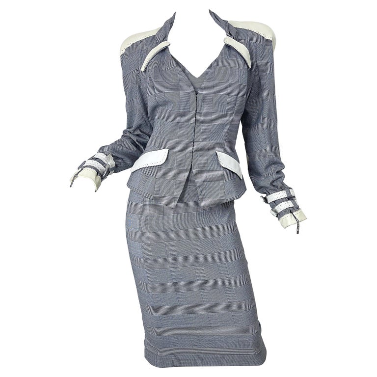 Christian Dior John Galliano Spring 2004 Runway Size Black White