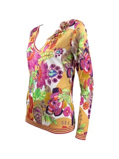 Christian Dior John Galliano Spring 2005 Multicolor floral print