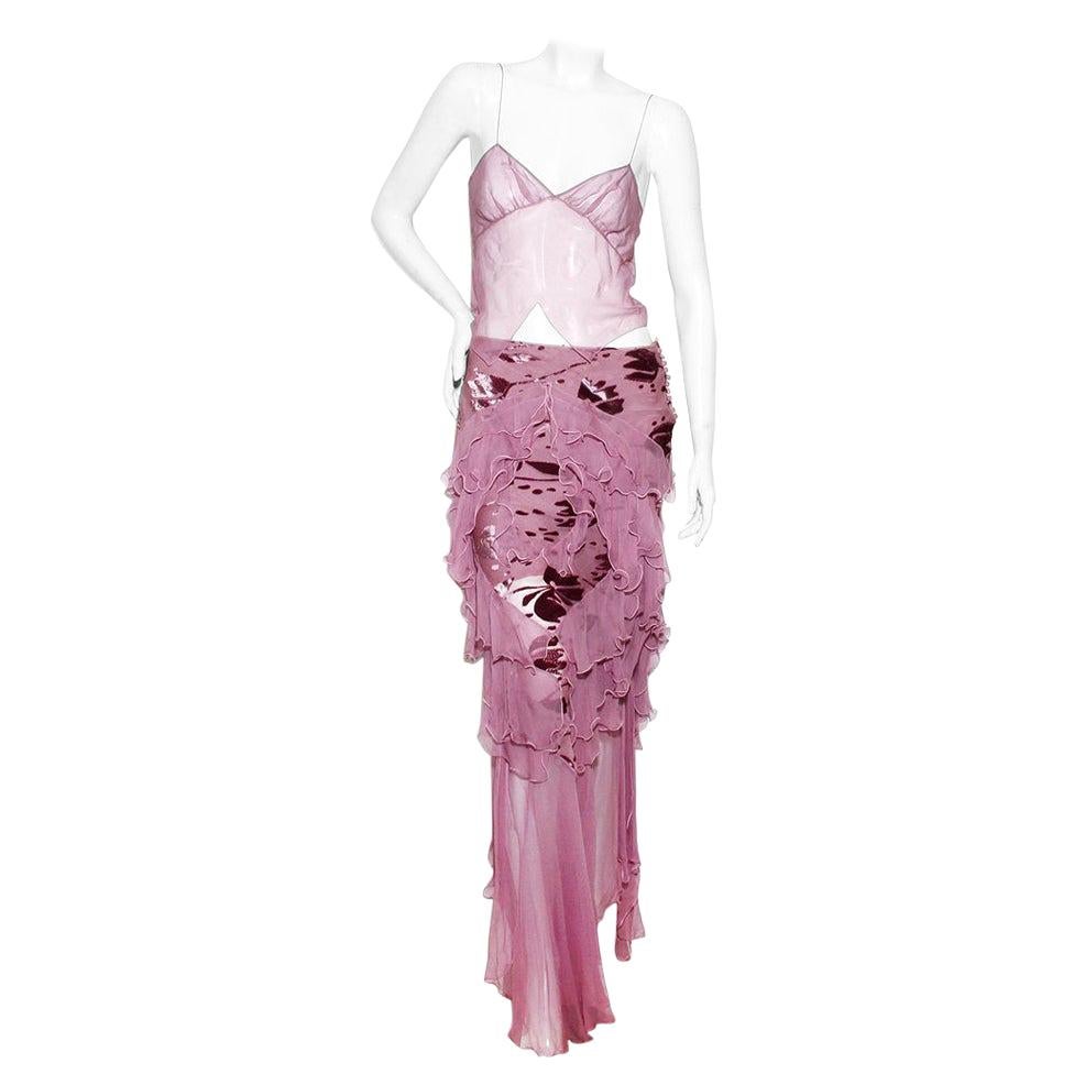 Christian Dior (John Galliano) Spring/Summer 2005 Silk Camisole 
Skirt Ensemble