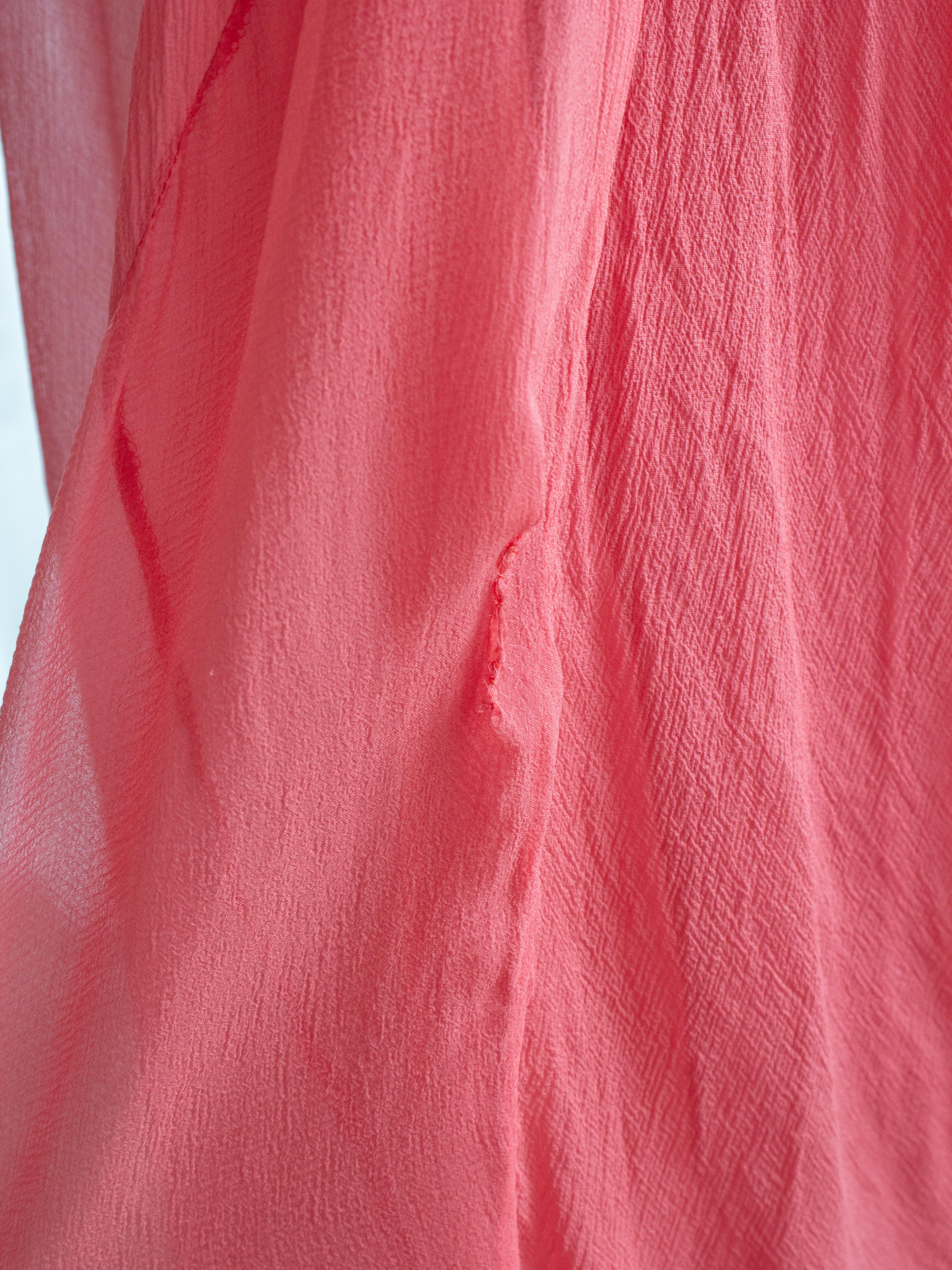 Christian Dior John Galliano Vintage 2006 Blush Pink Coral Embellished Gown 10