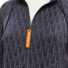 CHRISTIAN DIOR John Galliano Vintage Diorissimo F trotter hoodie jacket FR38 M